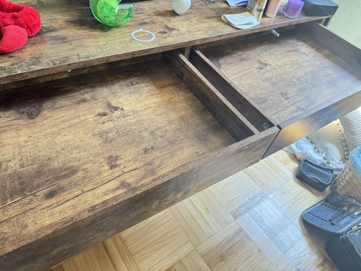 Wood desk - photo 4