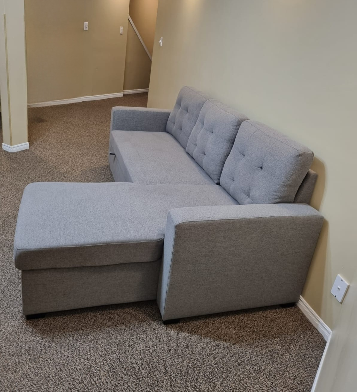 SOFA BED- Dustin Reversible Pop-Up, grey - photo 3