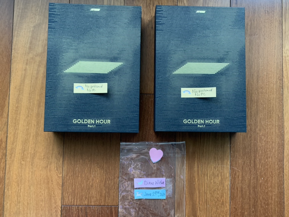 ATEEZ “Golden Hour Part.1” NO PCs, NO POSTCARDS (3 versions) image indicator(7)