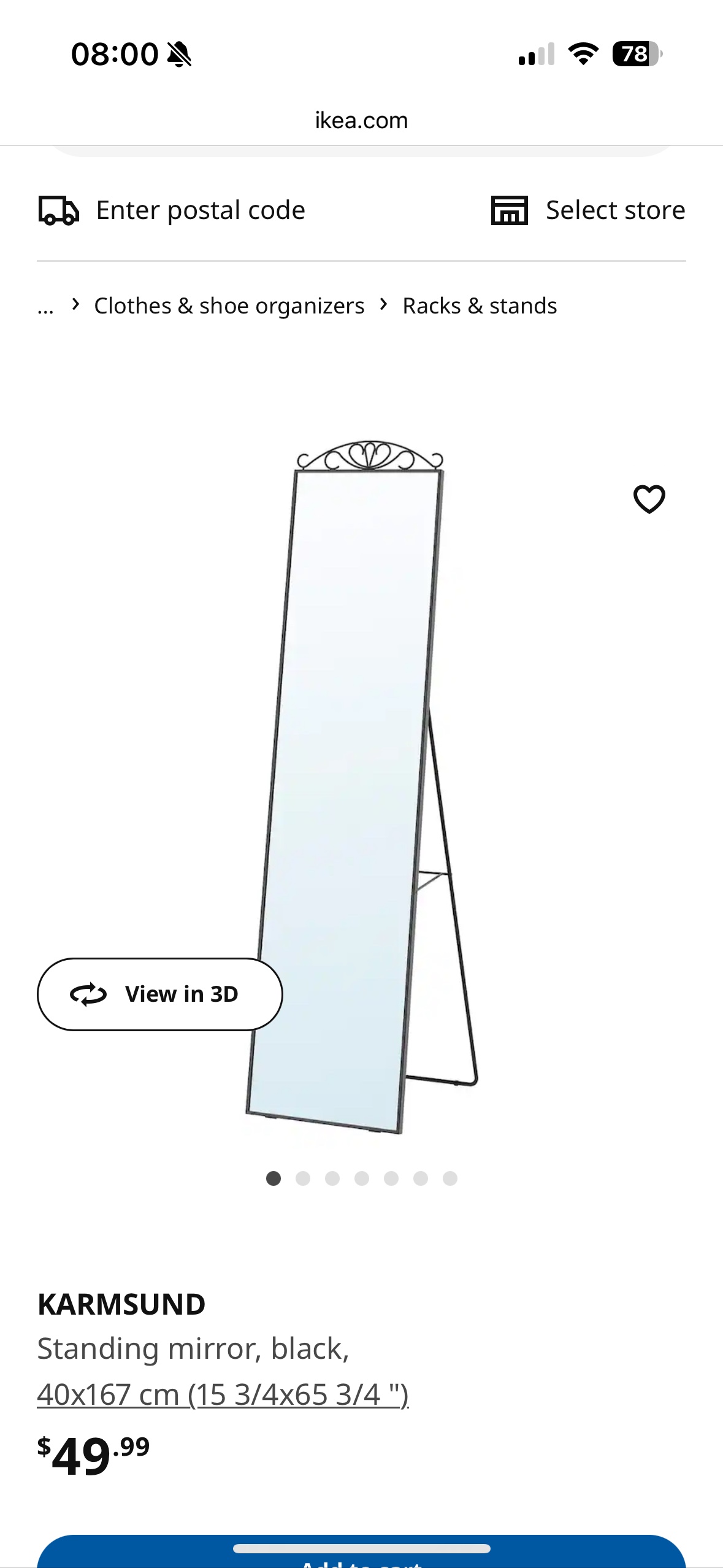ikea mirrow