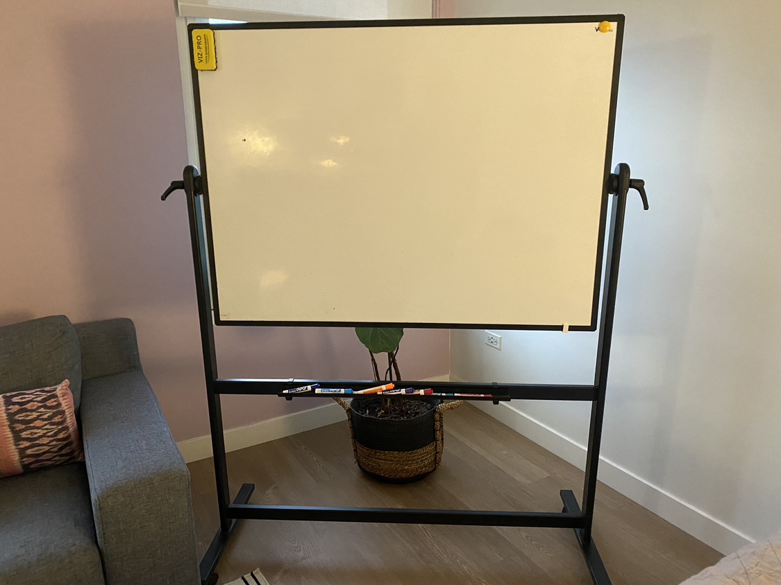 Large white board