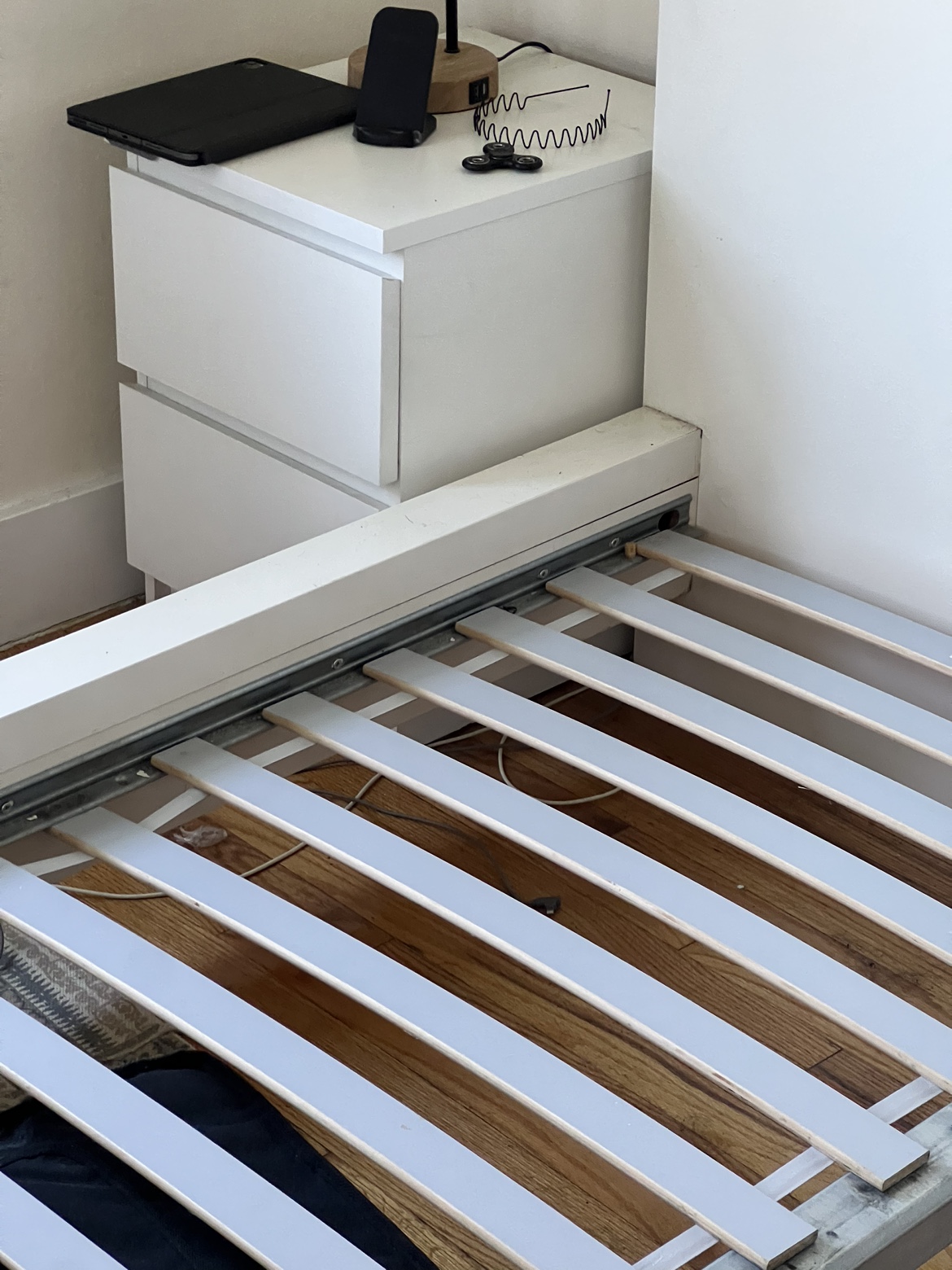 Ikea bedframe and night stand - must go today