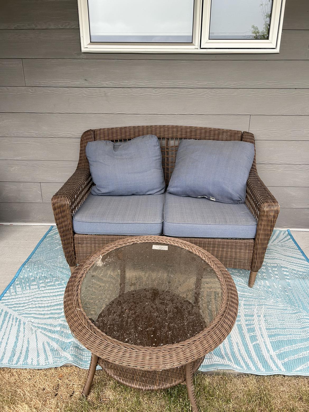 4 piece Patio wicker set - photo 2