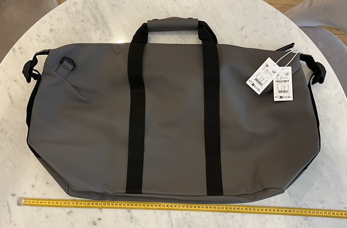 Rains Hilo Weekend Duffle Bag Gray