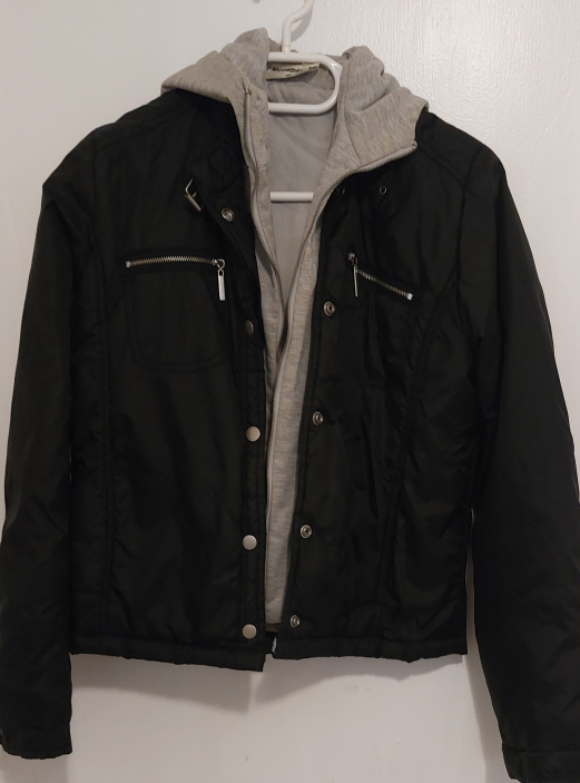 Black Spring/Fall Coat image indicator(3)