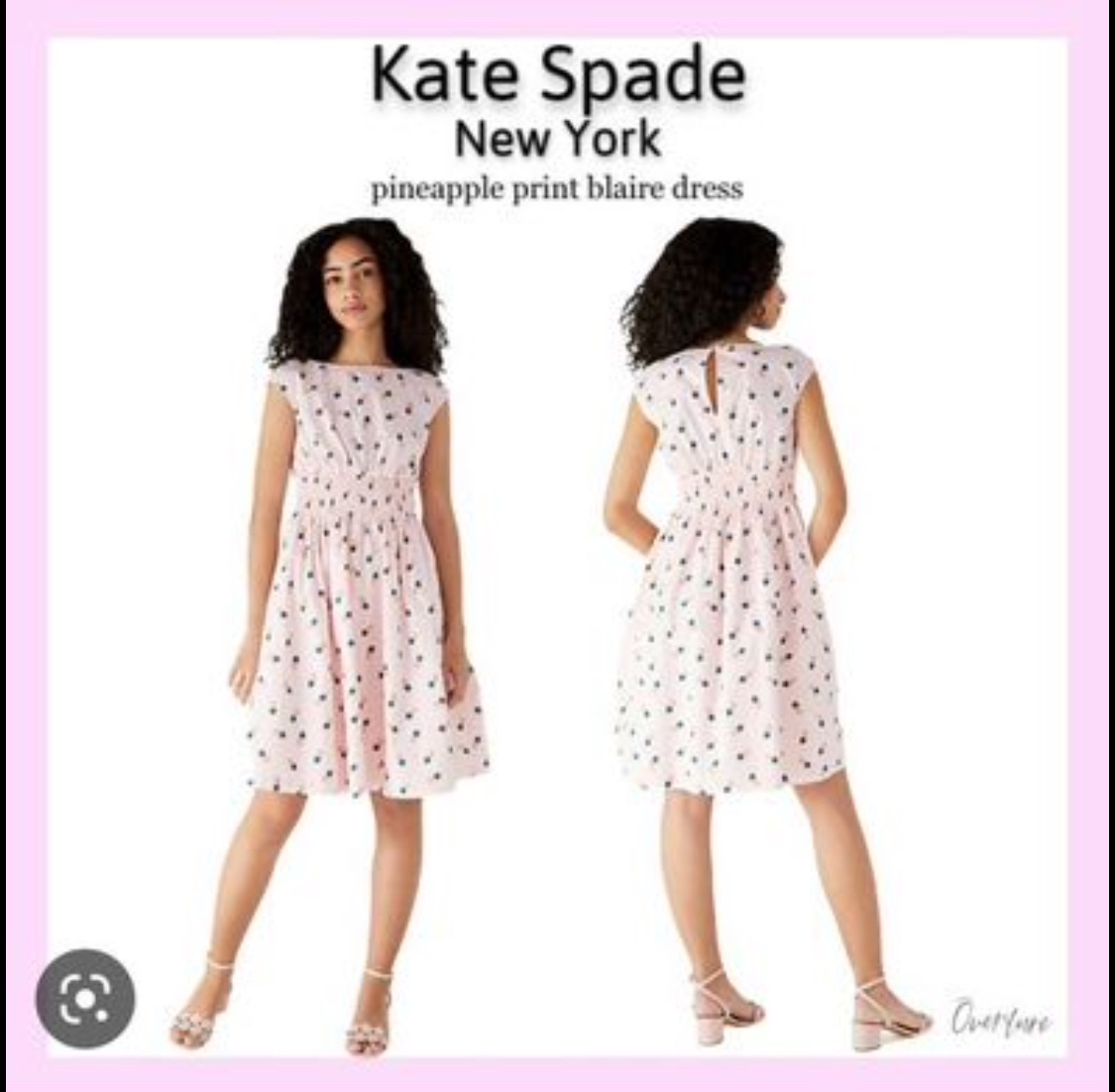 Kate Spade Pineapple Print Blaire Dress - size XS image indicator(2)