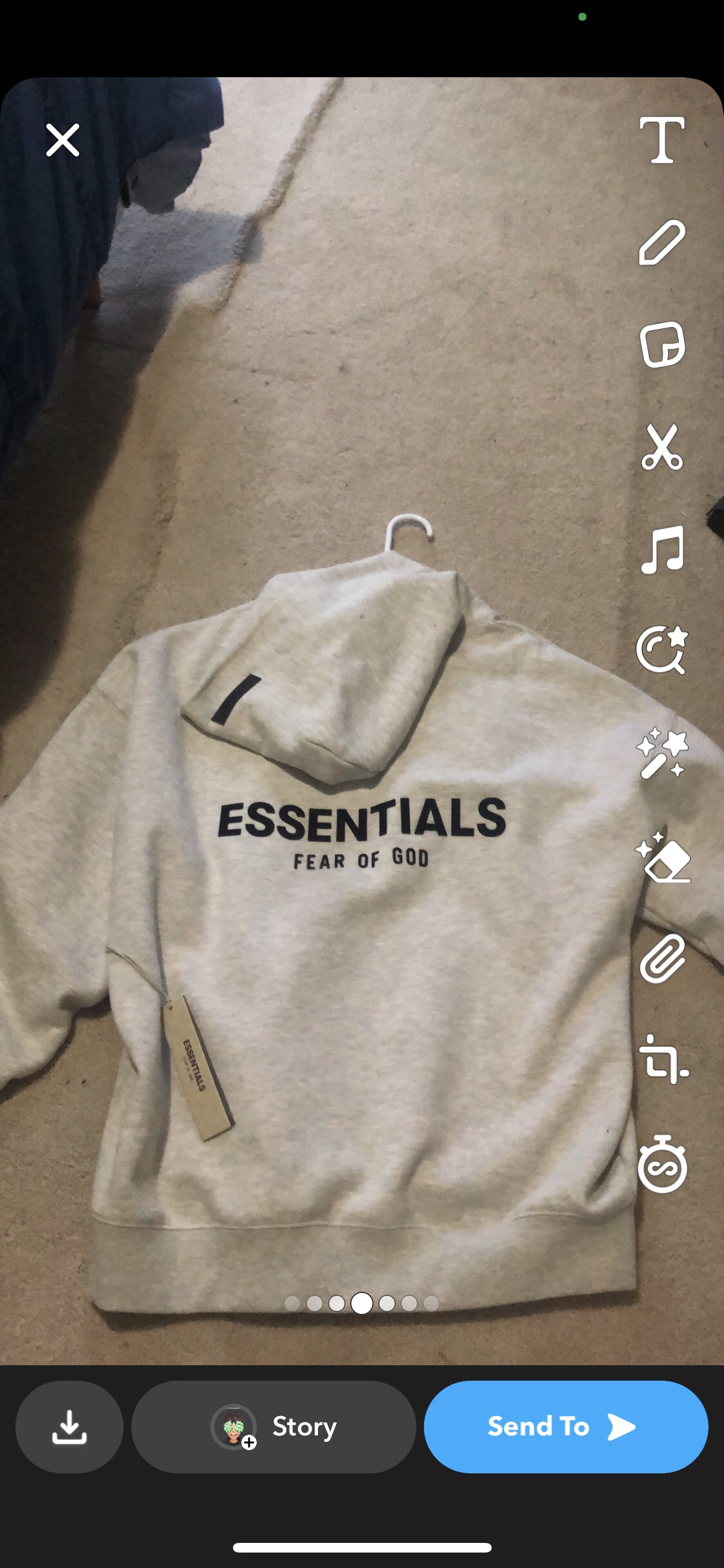 Essentials hoodie thumbnail