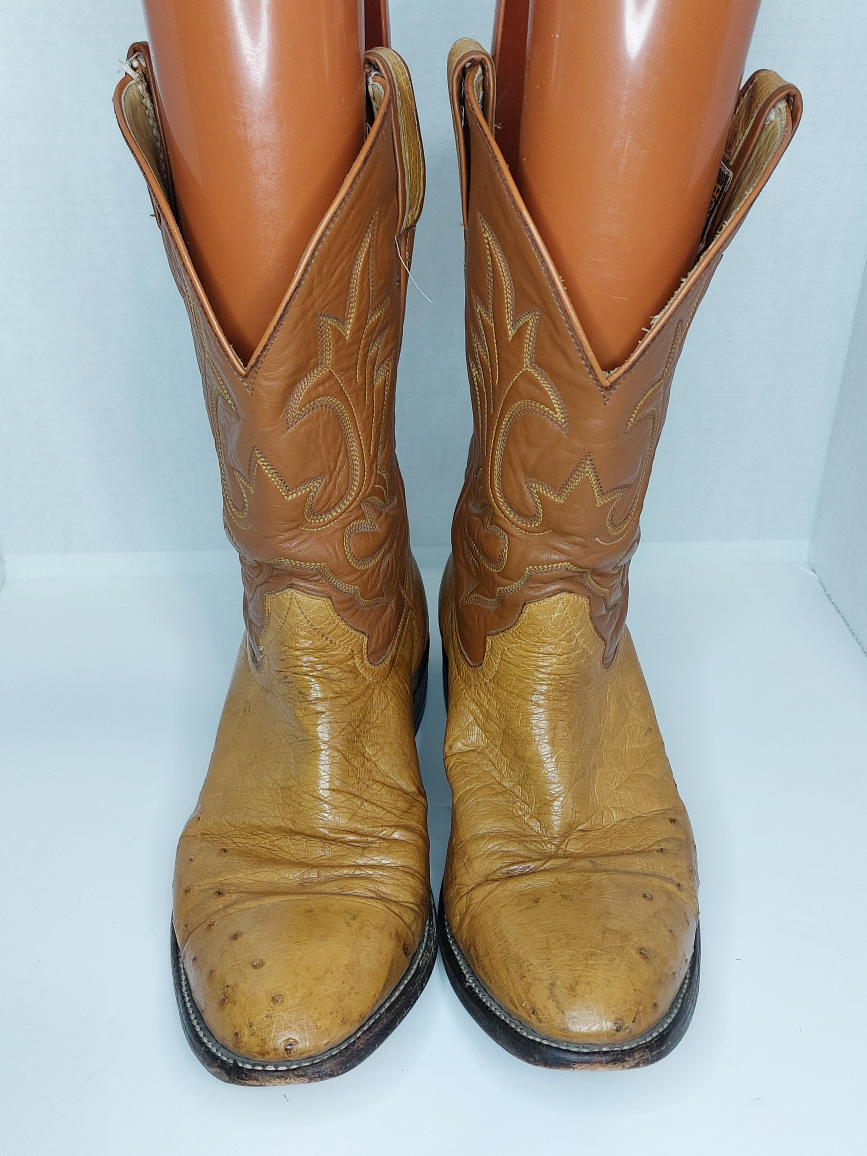 Hondo Leather Mens Cowboy Boots