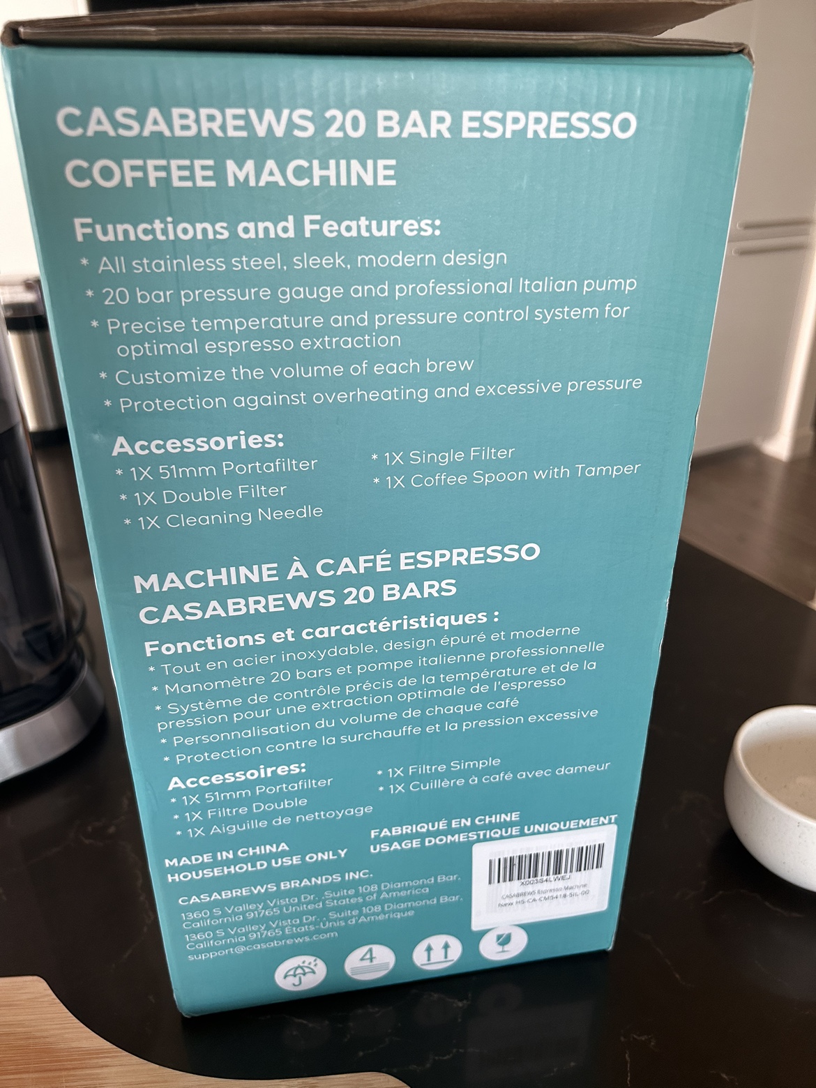 Casabrew Coffee Machine + Coffee grinder - photo 5