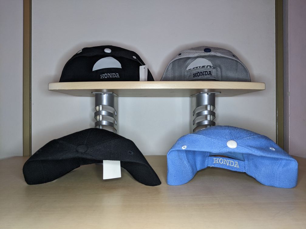 Honda Logo Cap Hat Size Adjustable New Black/Grey/Blue image indicator(2)