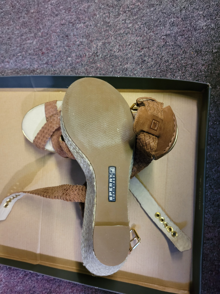 Sandals. Leather upper. image indicator(2)