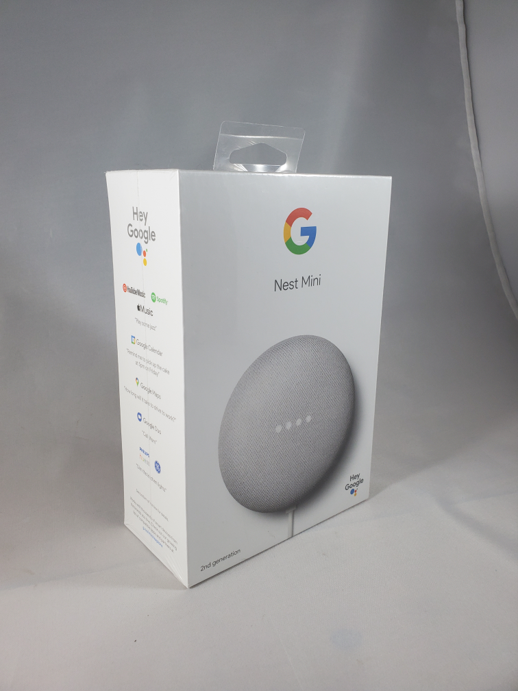 Google Nest Mini (2nd Generation) Smart Speaker - Chalk