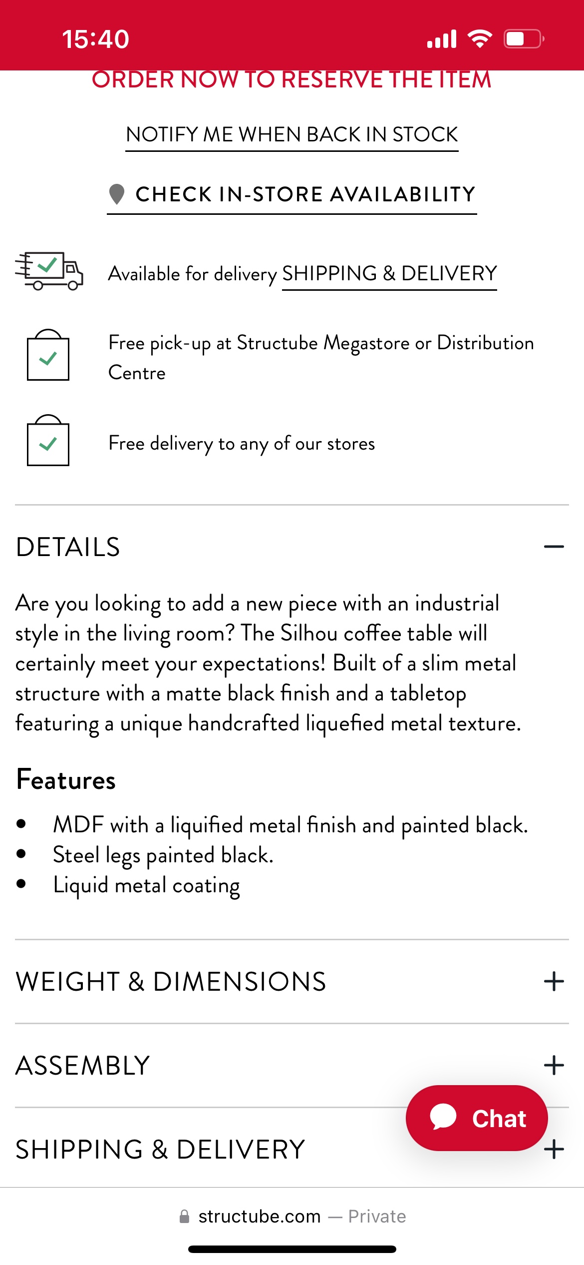 SILHOU coffee table image indicator(3)