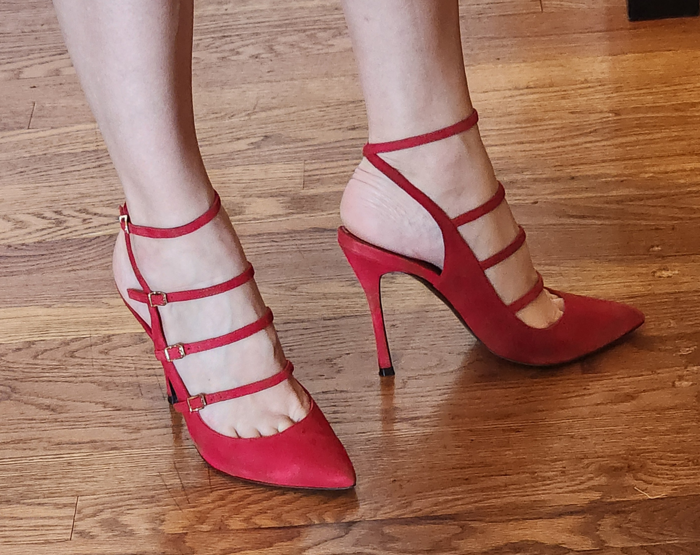 ALDO Crelawet-62 red women high heels shoes size 8,5 - photo 2