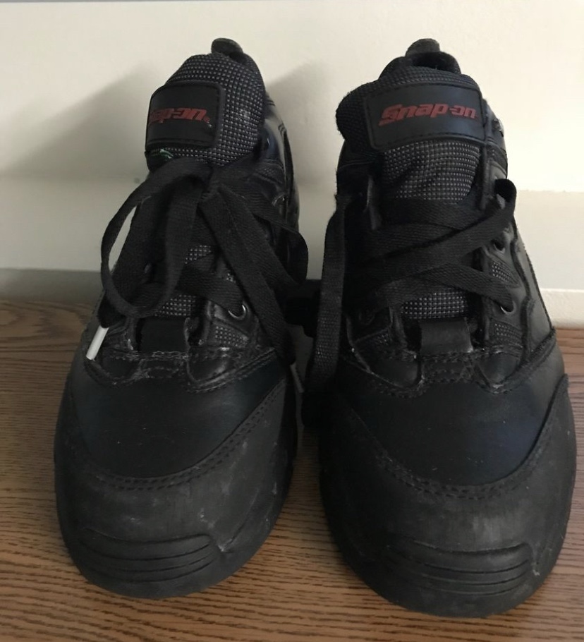 Snap on steel toes shoes wide fit size 8 thumbnail