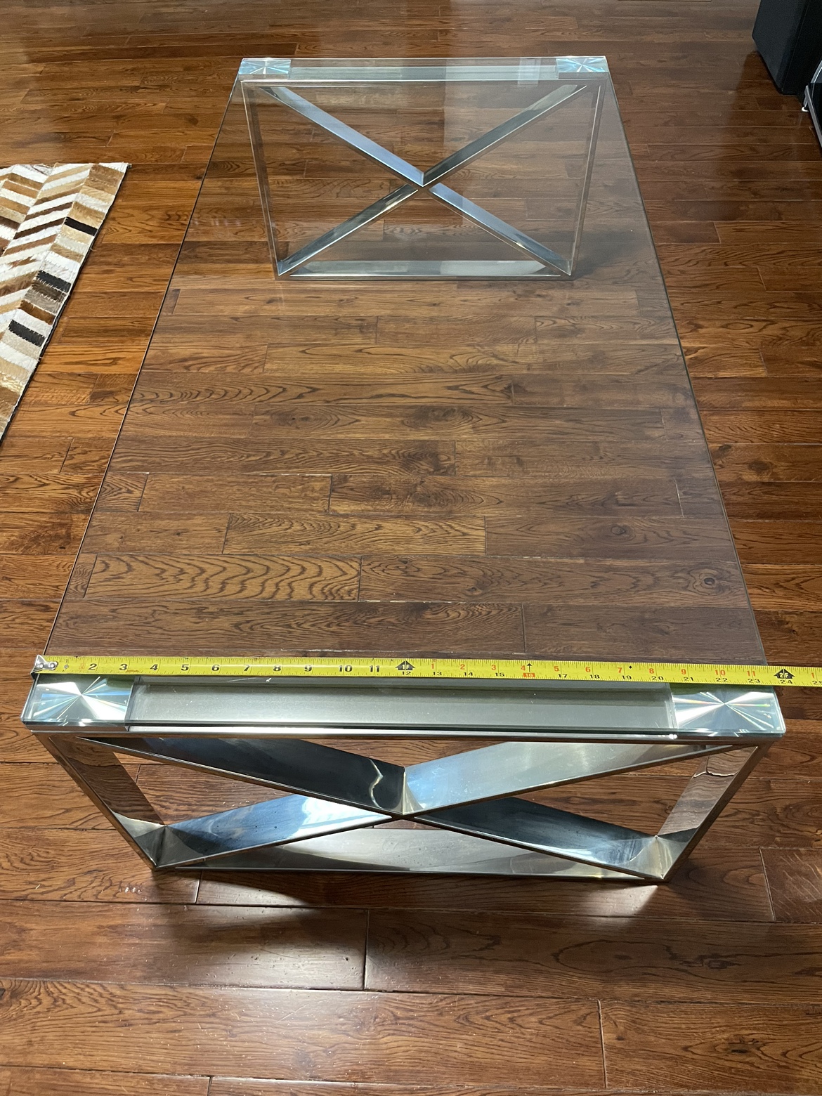 Glass coffee table - photo 4
