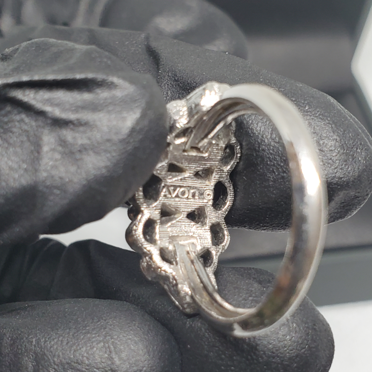 #33 Vtg. 2pcs Gold & silver ring image indicator(3)