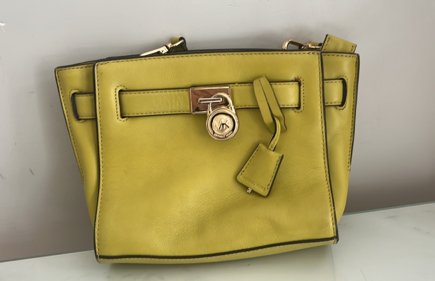 Michael Kors yellow purse