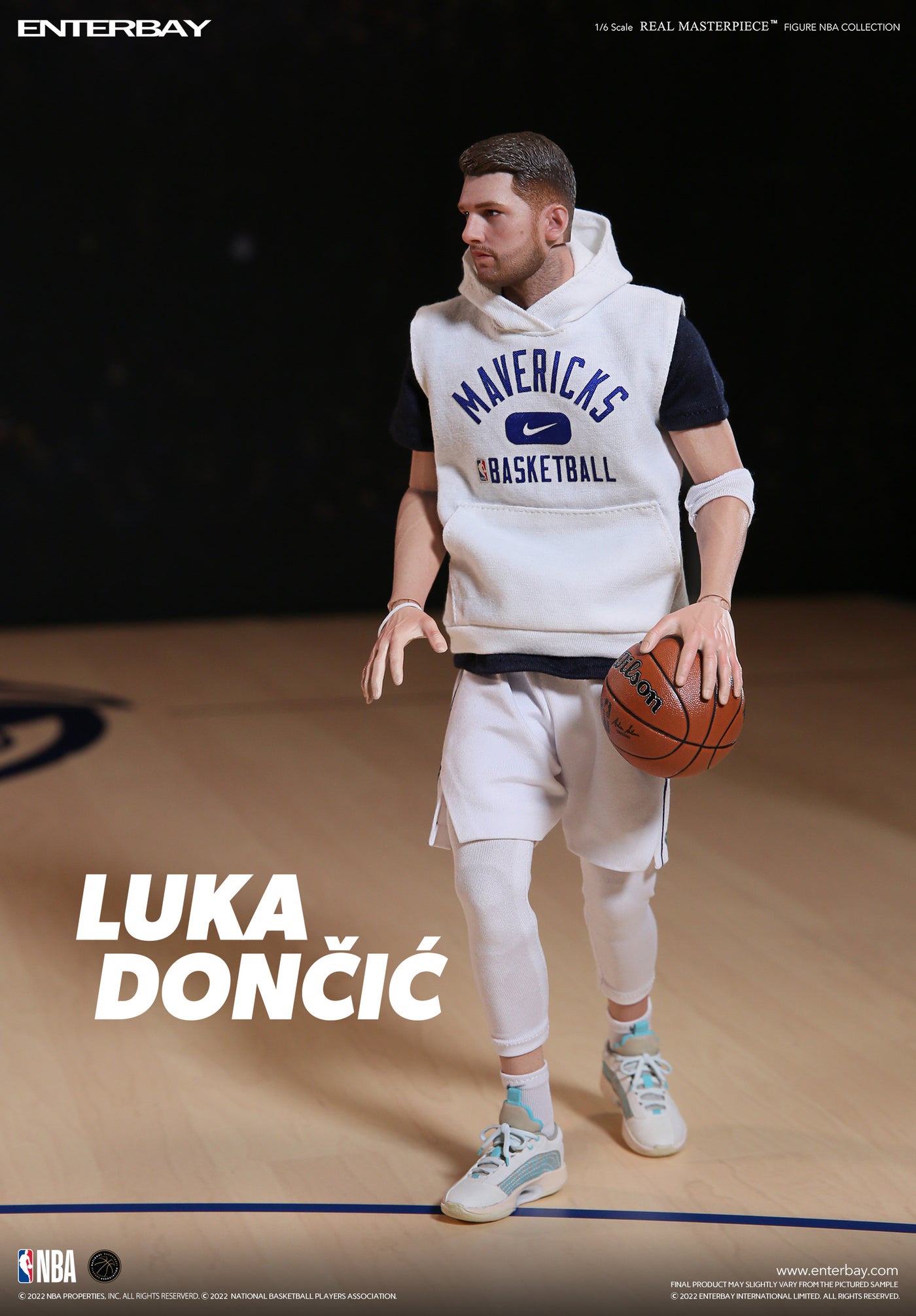 Enterbay Luka Doncic 1/6 NBA Collection Action Figure Dallas image indicator(3)
