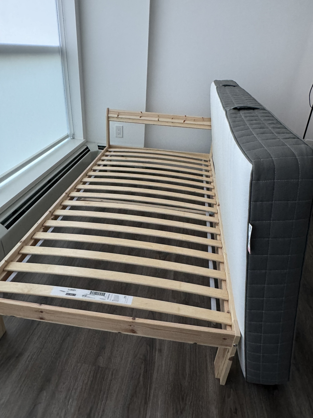 Move Out Sale - Twin Bed Mattress + Frame - photo 3