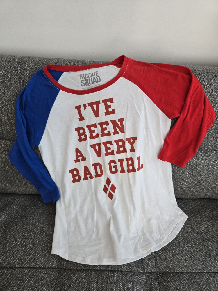 Harley Quinn 3/4 length tee thumbnail