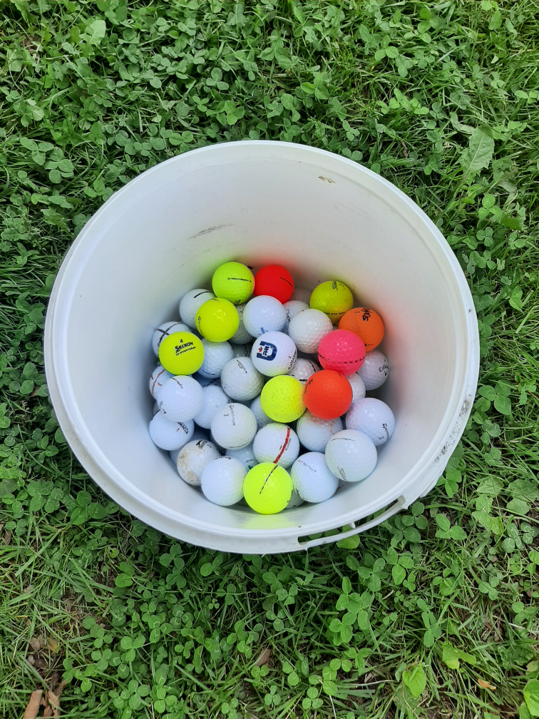 65 Used golf balls no cracks thumbnail
