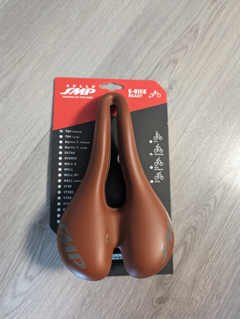 Bike Seat - Selle SMP TRK Medium Brown Saddle thumbnail