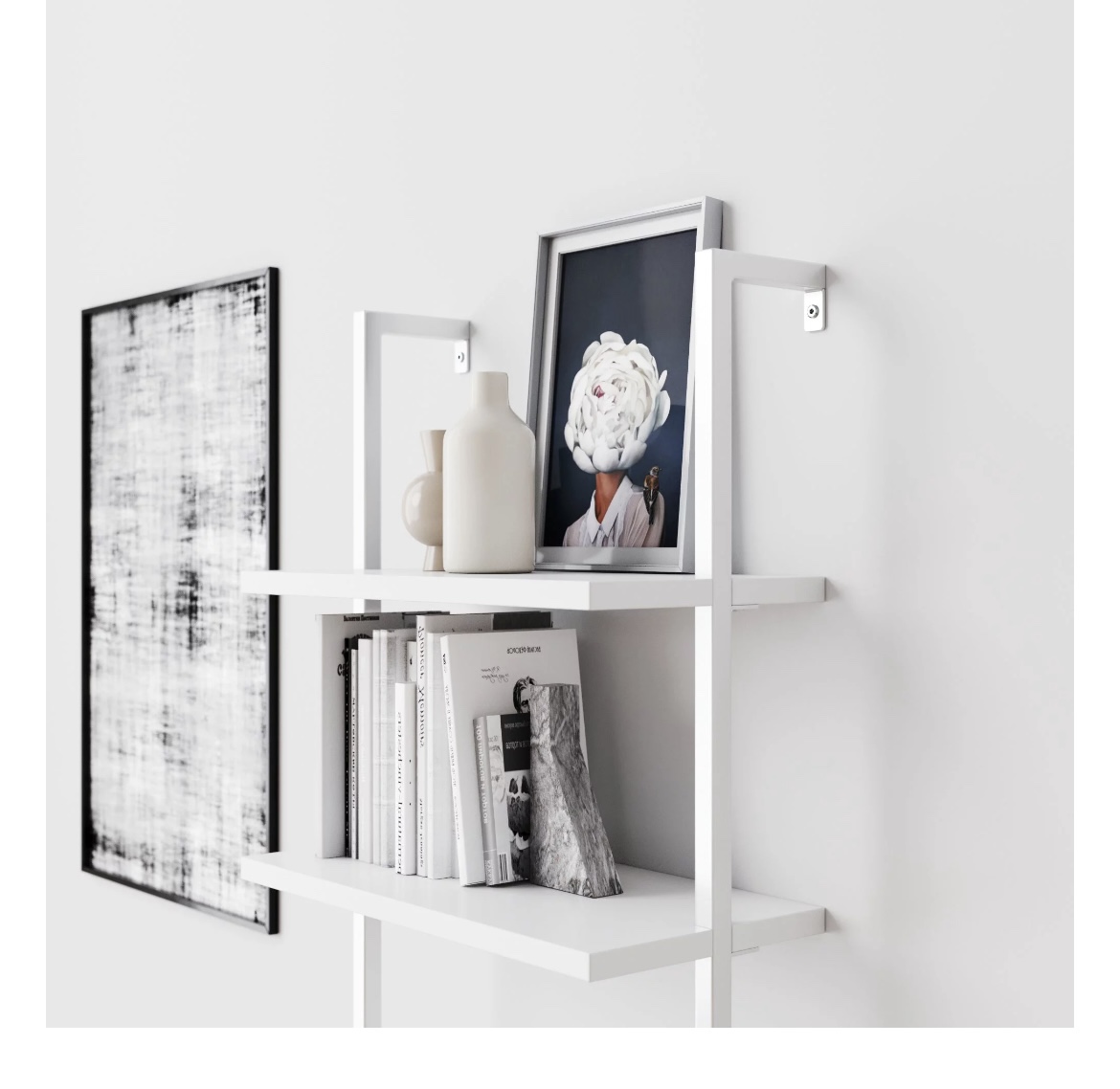 Nathan James Theo 5 Shelf Industrial Ladder Bookshelf - photo 5