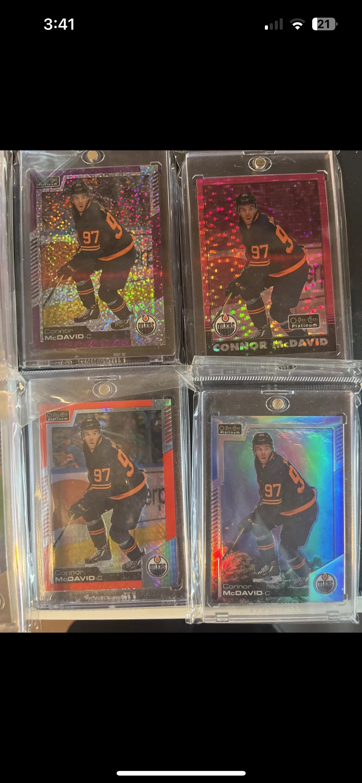 Connor McDavid 2020-21 Upper Deck O-PEE-CHEE Platinum - photo 4