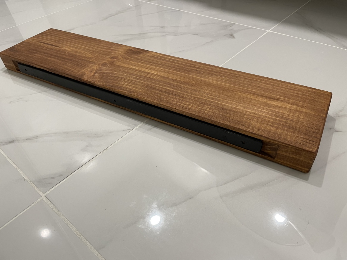 NEW Solid wood study wall shelf image indicator(2)