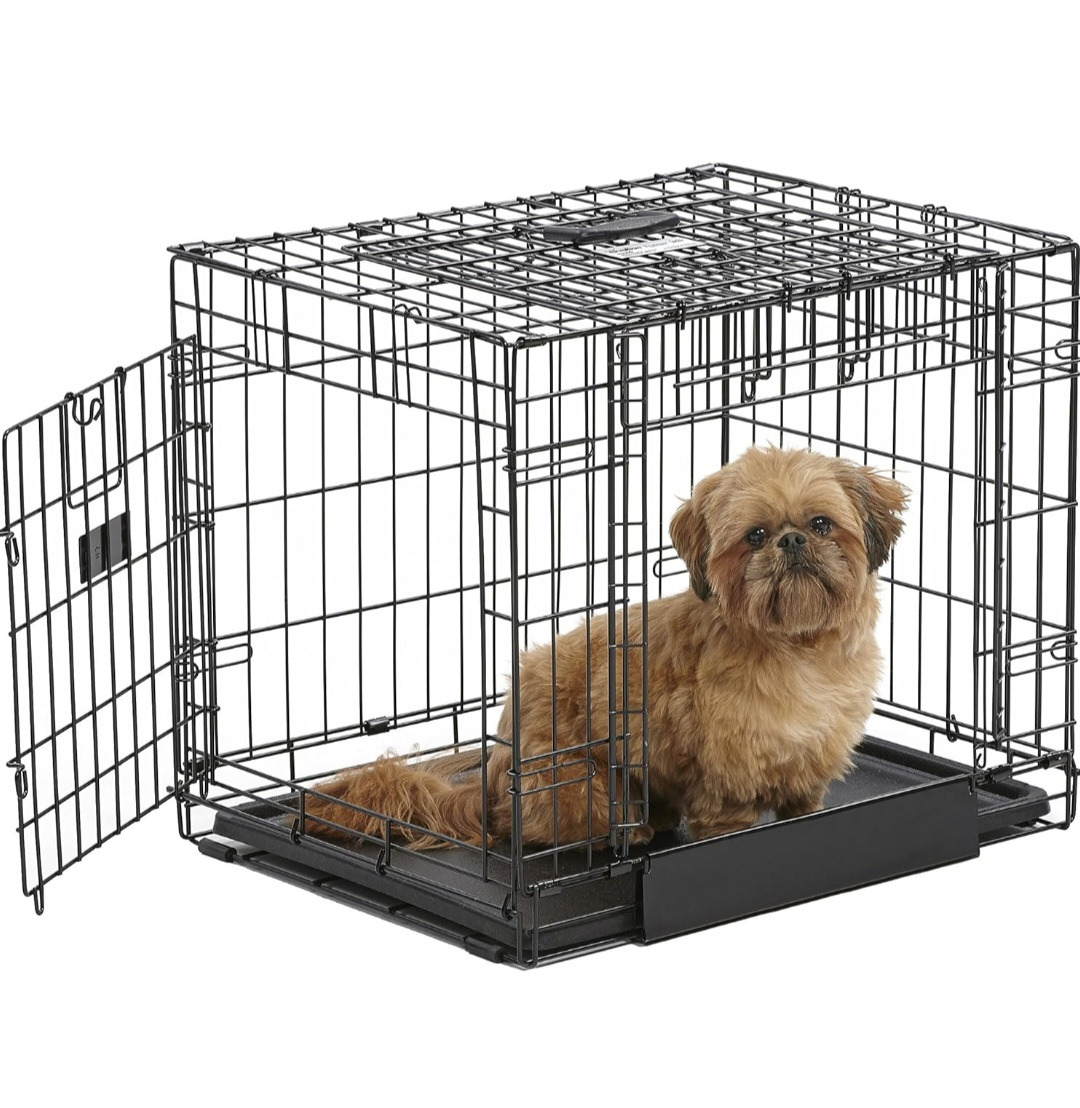Midwest Homes for Pets Ovation Double Door Dog Crate, 24-Inch image indicator(2)