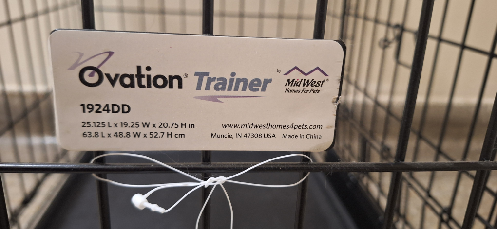 Midwest Homes for Pets Ovation Double Door Dog Crate, 24-Inch image indicator(10)