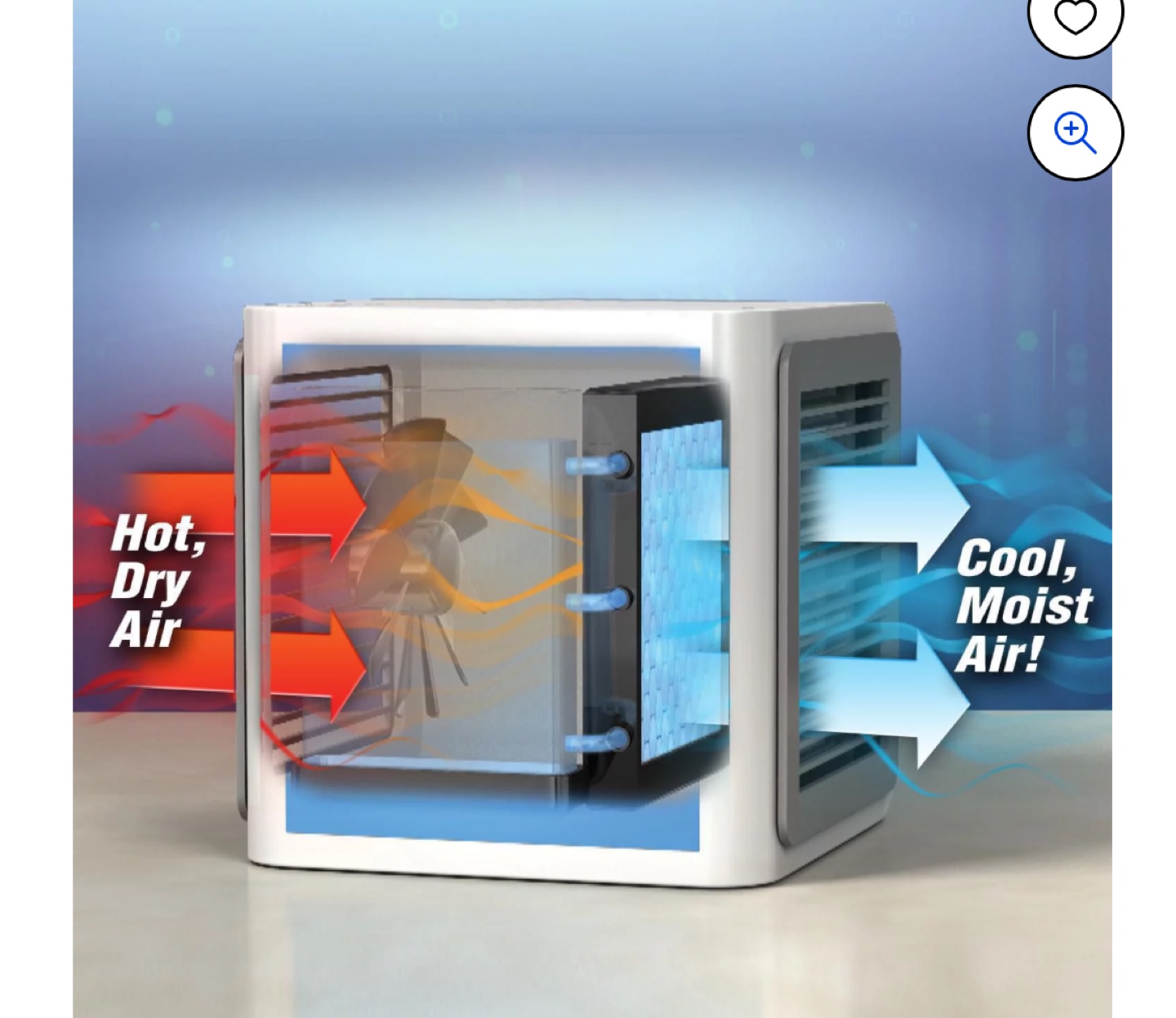 Arctic Air, Portable in Home Air Cooler - photo 2