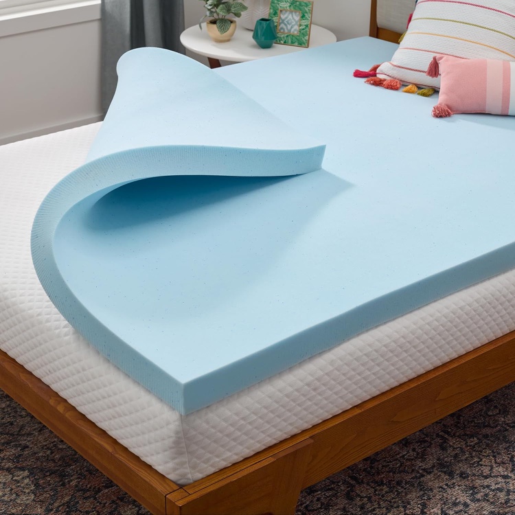 Linenspa 3 Inch Memory Foam Mattress Topper