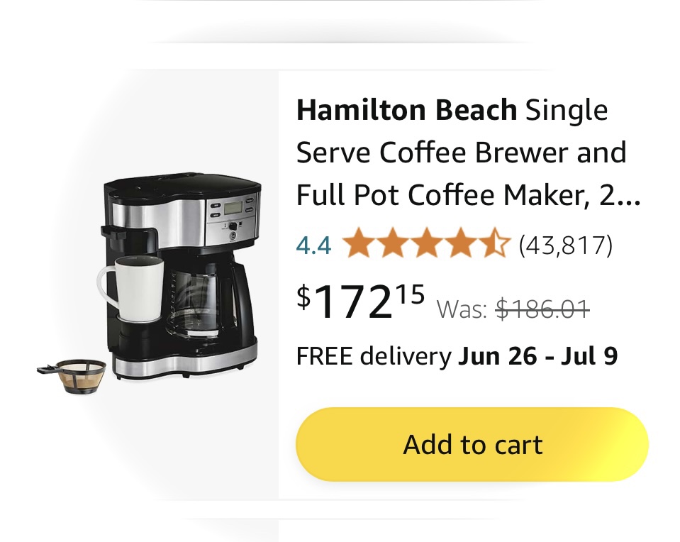 Hamilton beach single cup and pot coffee maker - photo 3