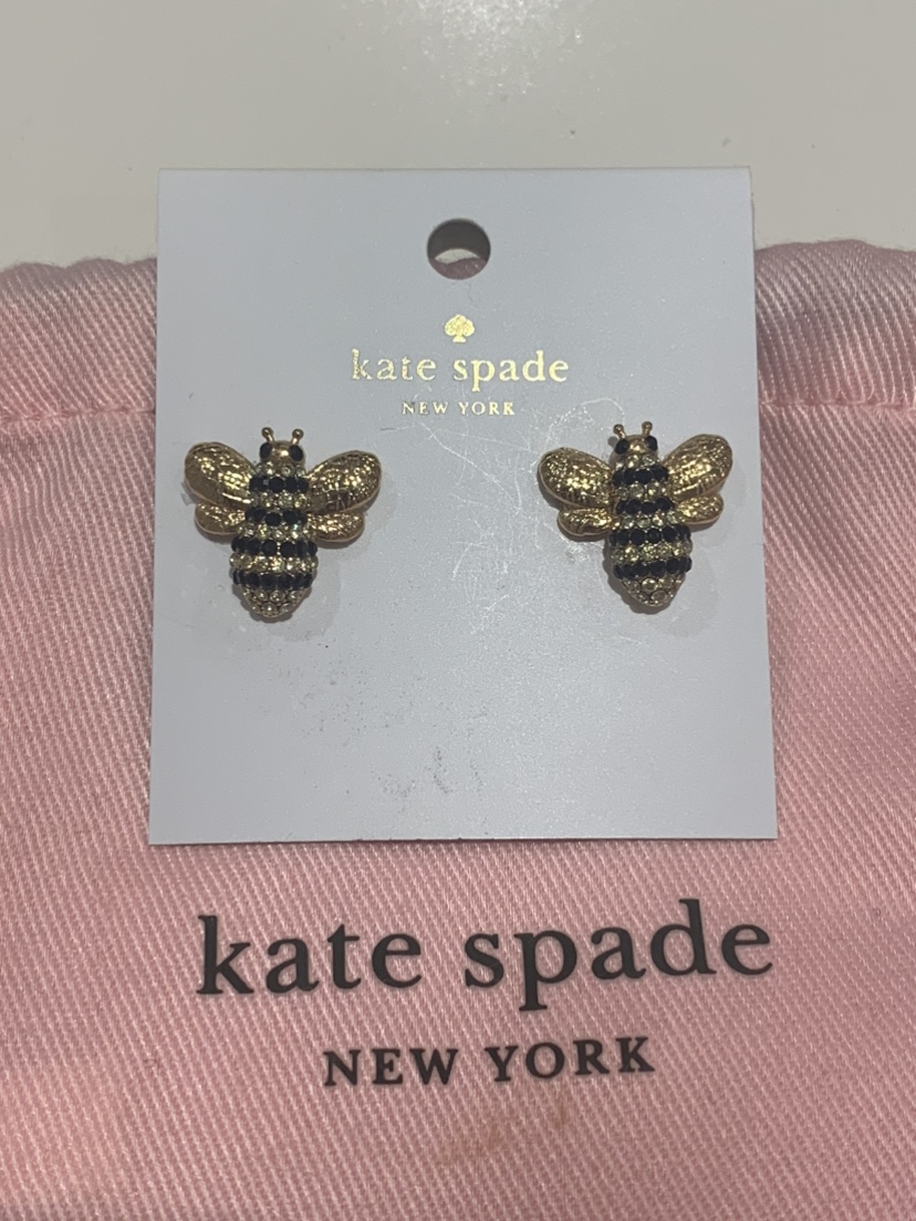 🐝 NWT Kate Spade Bee Earrings 🐝 thumbnail