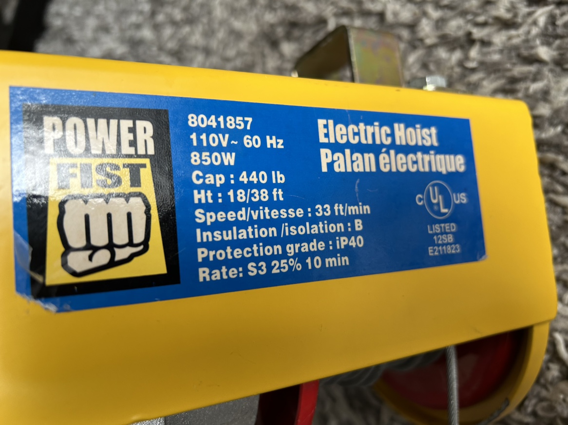 Electric Hoist - photo 2