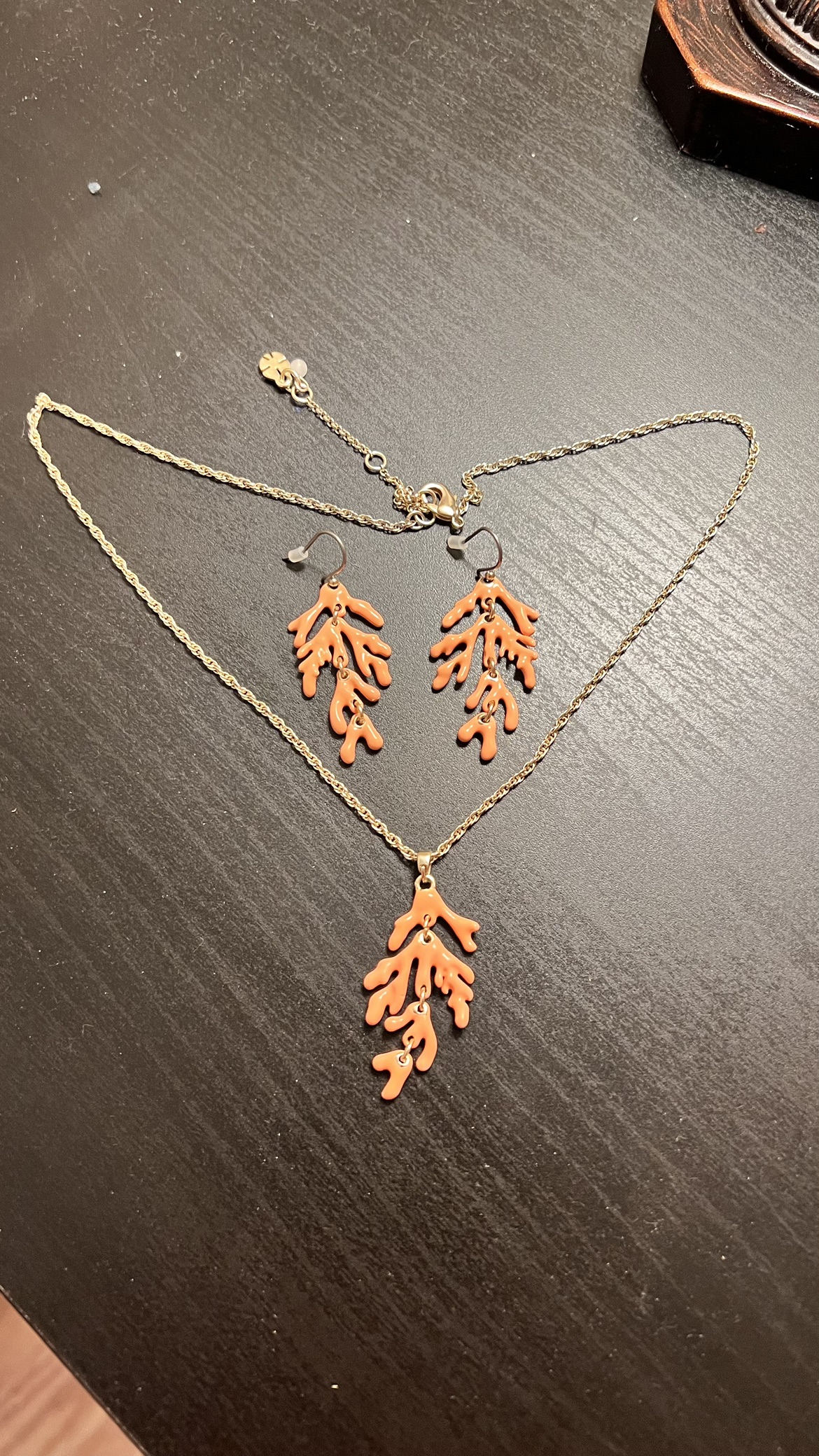 Women's jewelry lucky brand leaf set thumbnail