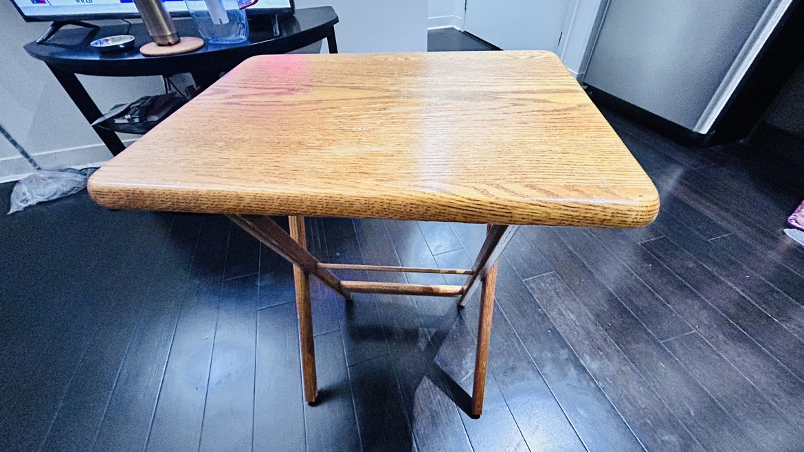 wooden small table