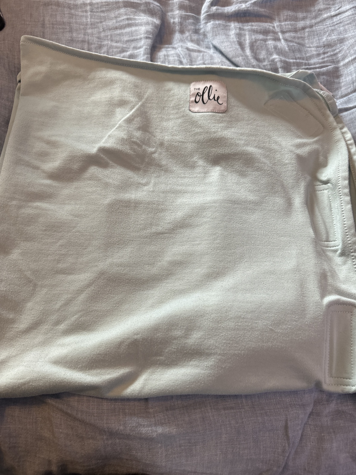 Ollie swaddle as seen in taking Cara babies