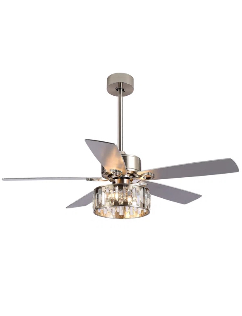Indoor Ceiling Fan With Remote Control and Light Kit Included thumbnail