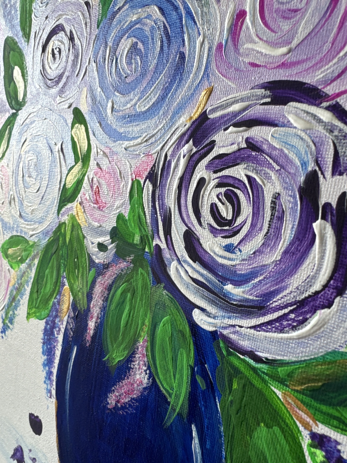 Acrylic painting on canvas - photo 3