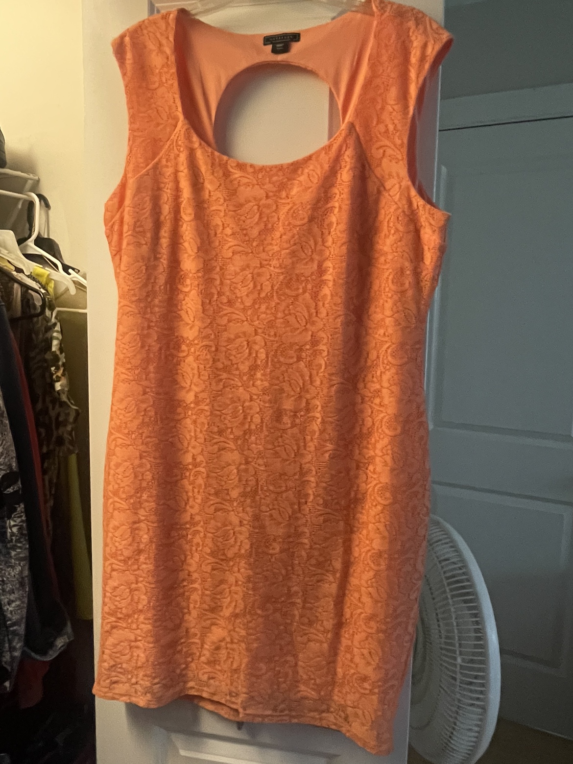 Peach color beautiful dress