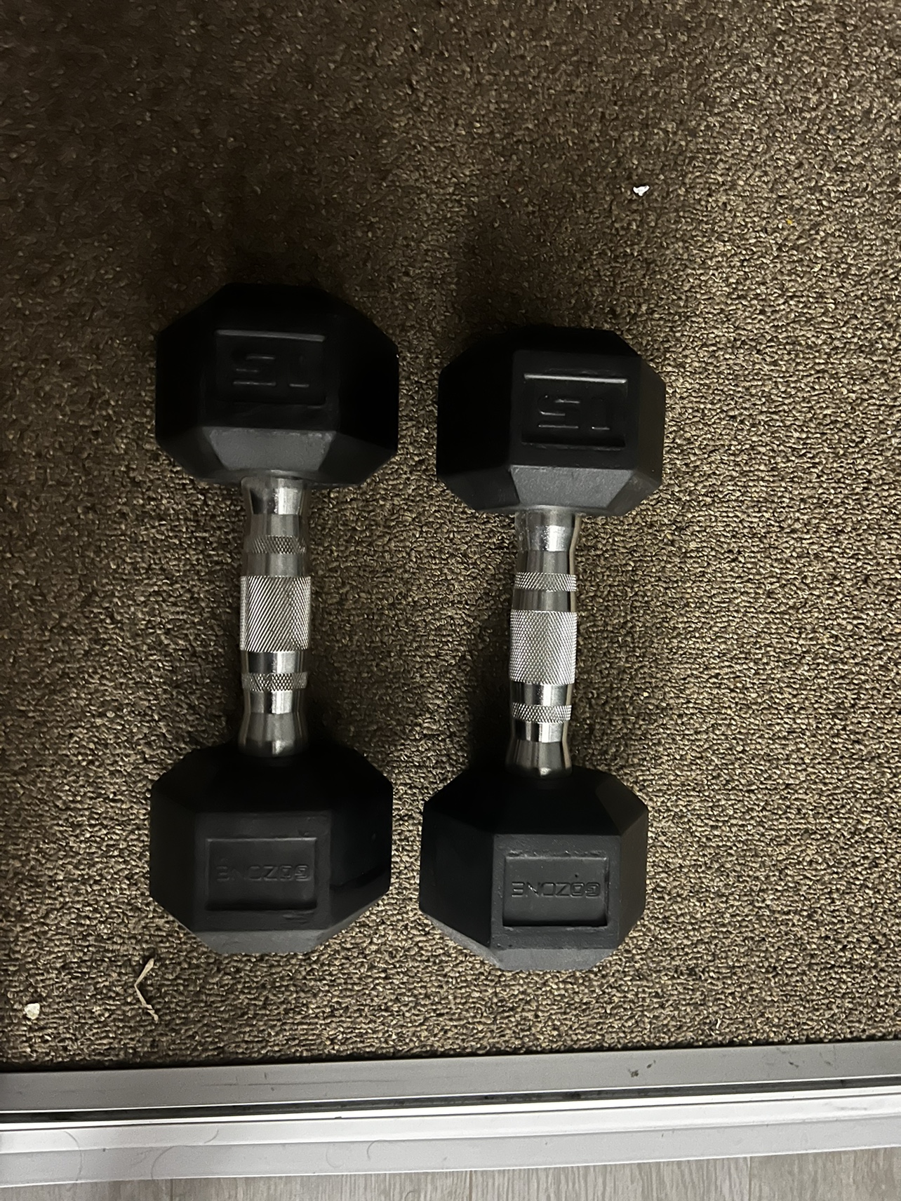 GOZONE 15 Pound Weights -1 pair (2 Dumbbells) Moveout Sale - photo 2
