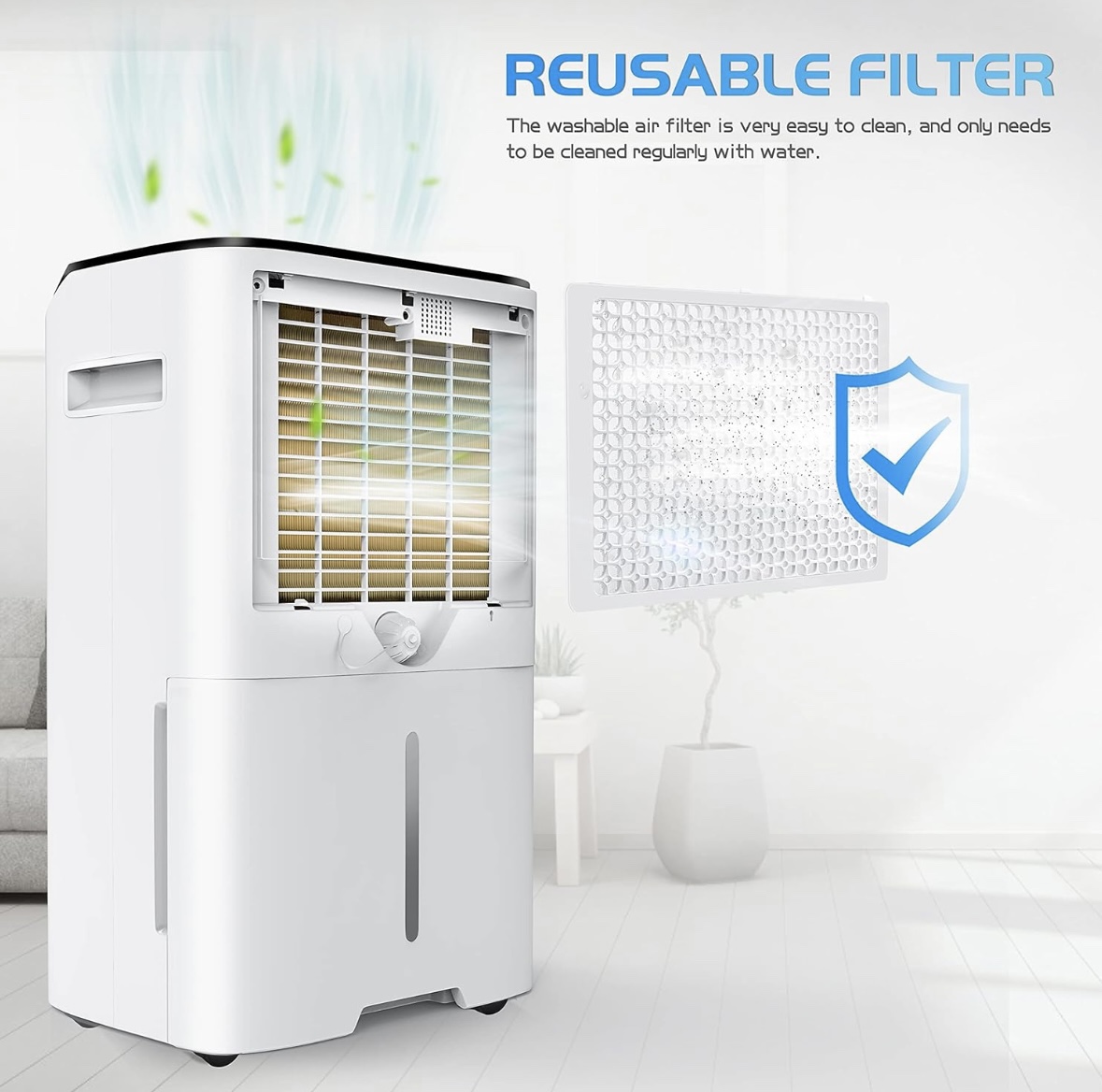 NEW Dehumidifier, 0.66 Gallon Water Tank - photo 5