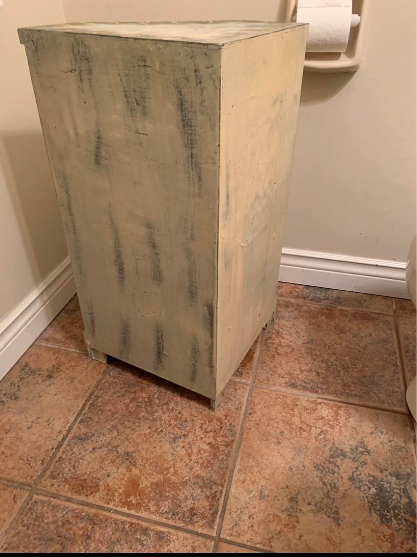 Corner wood printed cabinet - photo 2