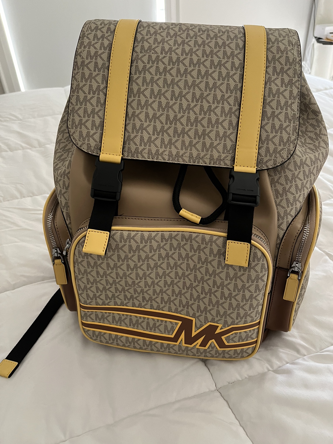 Michael Kors Leather Utility Backpack
