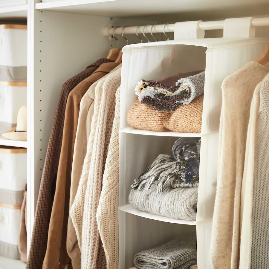 IKEA SKUBB Closet Organizer with 6 compartments, white - photo 2