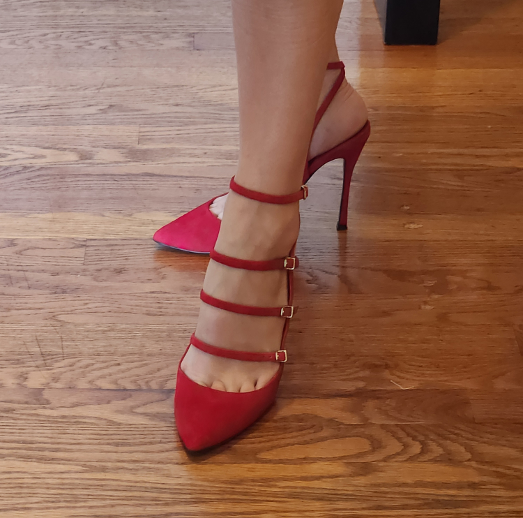 ALDO Crelawet-62 red women high heels shoes size 8,5 - photo 3