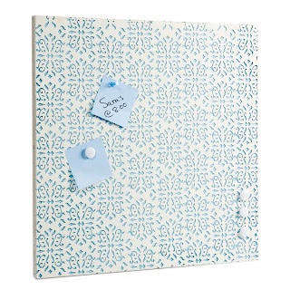 🎉 * New * Fancy White Metal Magnetic Bulletin Board thumbnail